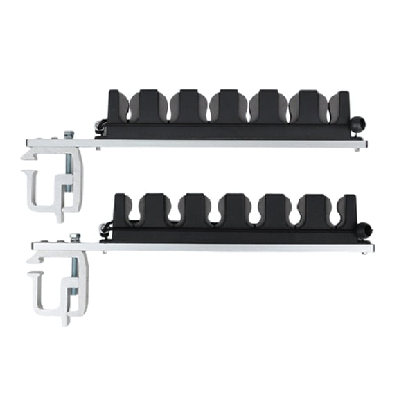 Truck Bed Fishing Rod Holder 4/6 Rod Aluminum Alloys Clamps on Fishing Rods Stand Efficient Truck Accessory Enduring