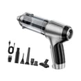 thumbnail image 2 of Aspiradora de automóviles limpieza rápida, 7.4V, accesorios automáticos, aspiradora inalámbrica portátil para mano para el hogar de la oficina Cepillo gris plateado, 2 of 8