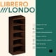 thumbnail image 4 of Librero con 5 repisas para libros revistas y decoración de madera altura 175 cm, 4 of 7