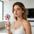 thumbnail image 6 of JHyouerji Mini Portable Fan,Red Cute Adjustable Wind Speed Lightweight USB Rechargeable Personal Handheld Fan for Travel Women Summer Gift, 6 of 7