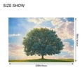 thumbnail image 4 of Ryvnso A Tree on Grassland Bathroom Shaggy Rugs Toilet Mat Soft Contour Rug, 4 of 9