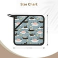 thumbnail image 2 of 2PCS Pot Holders for Kitchen - Heat Resistant Silicone Pot Holders with Hanging Loop, Swan Princess On Lake Non Slip Oven Hot Pads, Potholders for Decor Baking Cooking Kitchen, 2 of 6