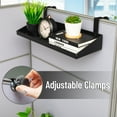 thumbnail image 4 of Mind Reader Hanging Cubicle Shelf, Metal Storage Organizer for Office or Home, 20.25"L x 7"W, Black, 4 of 6