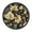 Elegant Beige Floral, variant on Voice Activated Clock with Glow Light 12 Inch Large Silent Wall Clock Battery Operated for Home Decor Elegant Beige Floral