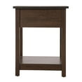 thumbnail image 3 of Home Furniture Modern Salem 1-Drawer Wenge Nightstand (24"H X 19"W X 20"D), 3 of 5