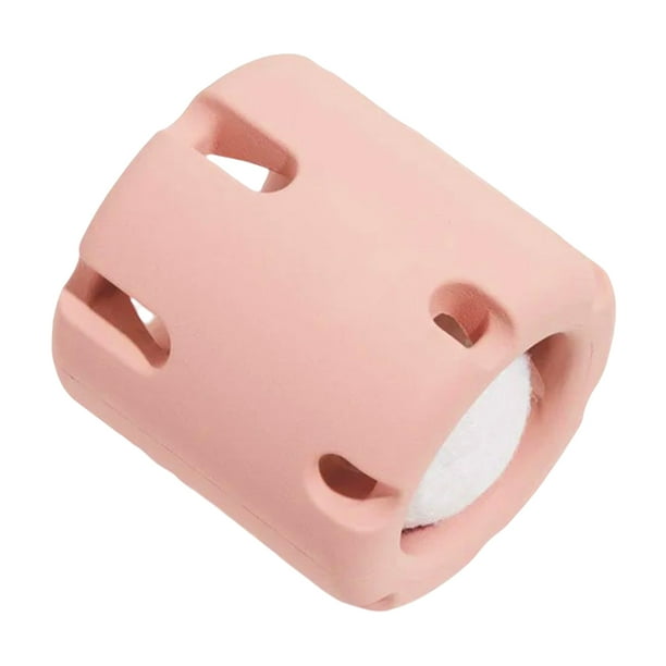 Rompecabezas para perros, copa de tenis, juguete interactivo para masticar tenis para mascotas de goma (rosa carne) Tmvgtek Libre de BPA