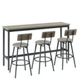 thumbnail image 7 of Aukfa Dining Table Set for 3, Wood Bar and Chairs for Kitchen Dining Room, Gray, 7 of 7