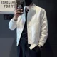 thumbnail image 2 of Abrigos masculinos de moda nuevos en primavera y otoño Chaquetas para hombre Oferta de ropa barata Ropa casual elegante Moda 2024 Joker Estética, 2 of 5