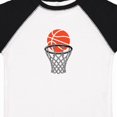 thumbnail image 4 of Inktastic Basketball and Hoop Boys or Girls Toddler T-Shirt, 4 of 5