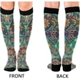 thumbnail image 2 of GZHJMY Mandala Compression Socks, Women Men Long Stocking (20-30mmHg), Travel Knee High Stockings for Athletic Sports,Running,Cycling,Nursing, 2 of 7
