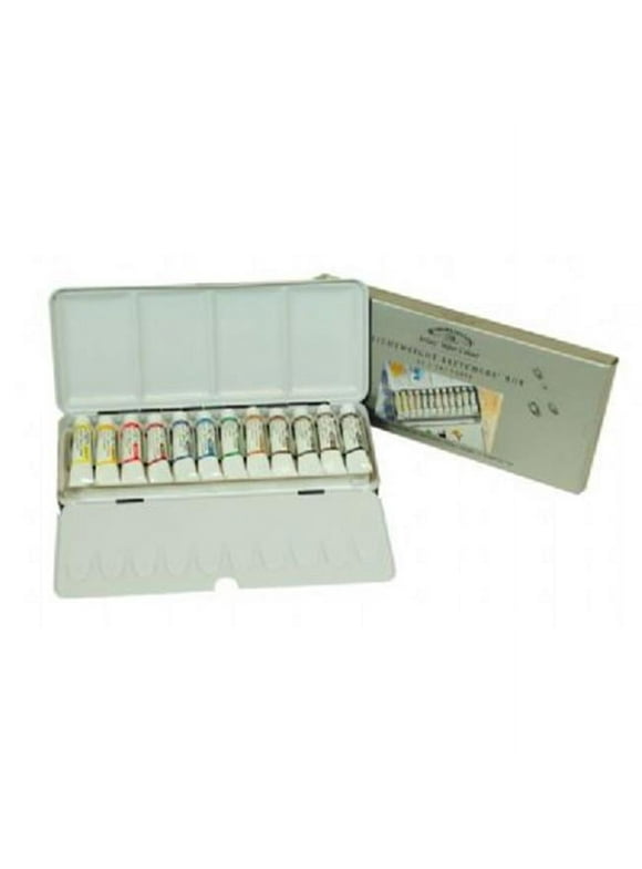 Winsor & Newton 0190552 Artists Watercolor Lightweight Enameled Box Set