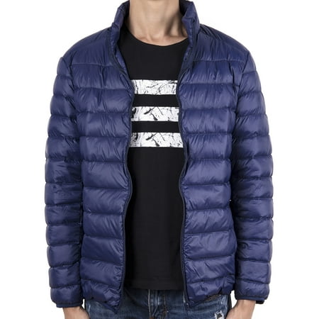 LELINTA Men's New Style Big Size Blue Down Winter Ultralight Down Jacket Casual Puffer Zipper (Best Ultralight Winter Jacket)