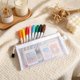 thumbnail image 5 of Large Capacity Student Pencil Case PortableRetro Style Stain Resistance Rectangular Storage Pouch, 5 of 8