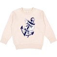 thumbnail image 2 of Inktastic First Mate with Anchor and Banner Toddler Sweatshirt, 2 of 4