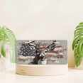 thumbnail image 6 of 1 Pcs 2D Flat License Plate Covers & Frames, Deer Against For Decorative Front, Waterproof For Decoration Aluminum License Plate Covers & Frames Cover For Men Women, 12" X 6", 6 of 6