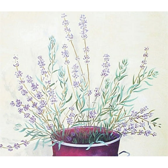 Lavender Wall Stencil - DEE531 by DeeSigns