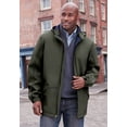 thumbnail image 4 of KingSize Men's Big & Tall Fleece-Lined Slicker Rain Coat, 4 of 6