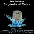 thumbnail image 3 of Reaction Tackle Tungsten Barrel Weights - 1/2oz-silver, 3 of 5