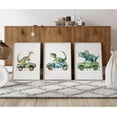 thumbnail image 4 of Nursery Wall Art Decor Dinosaur poster Prints Baby Boy Nursery Wall Decor Green Dino Pictures Toddler Kids Poster Cartoon Car Painting Boys Room Artwork for Bedroom Bathroom Inch Ready to Hang, 4 of 6