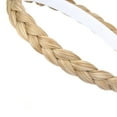 thumbnail image 2 of DIGUAN Headband Synthetic Hair Plaited Headband Braid Braided Without Teeth Hair Band Accessories for Women Girl Wide 0.6 Inch (Honey Blonde), 2 of 6