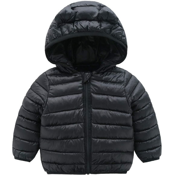 Winter Coats for Kids with Hoods (Padded) Light Puffer Jacket for Baby Boys Girls, Infants, Toddlers