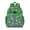 Green Dinosaurs Palms, variant on Green Dinosaurs Ponds Pattern Backpack for School,Cute School Bag,Schoolbag with Adjustable Shoulder Straps & Padded Back,15.25"x11.5"x5.25"