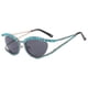 thumbnail image 2 of Gafas de sol con forma de ojo de gato y diamantes, gafas de sol con personalidad de moda, gafas de sol femeninas con forma cóncava, 2 of 5