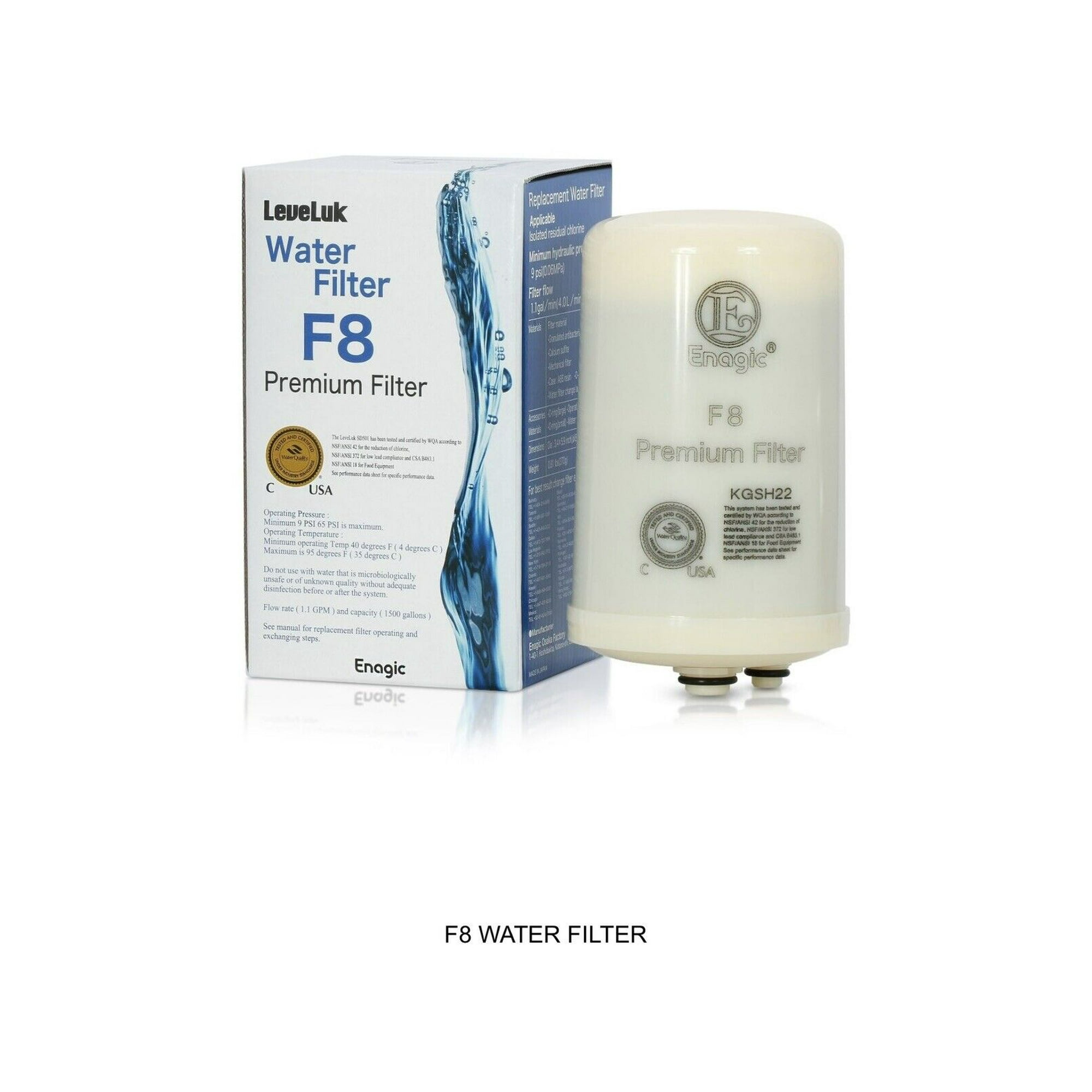 Original New Enagic Leveluk K8 Kangen F8 Filter - Authentic Made