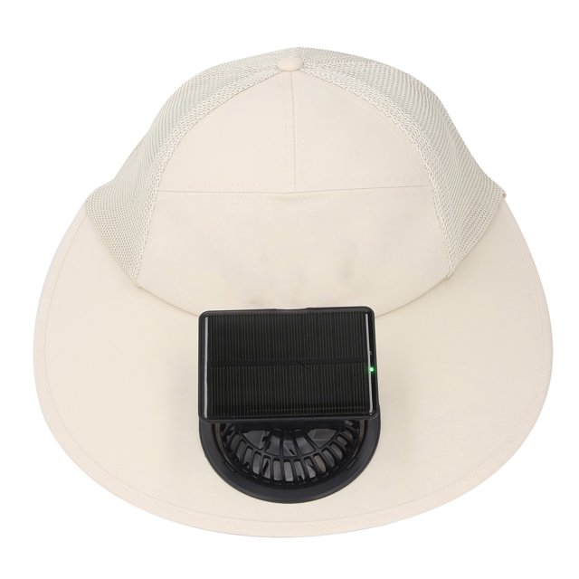 Sombrero De Ventilador, Ventilador Solar Recargable Por USB, Sombrero Para El Sol, Silencioso Y Potente Para Viajes