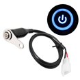 thumbnail image 3 of 7mm Motorcycle Switch ON+OFF Handlebar Mount Push Button 12V LED Light Universal, 3 of 10