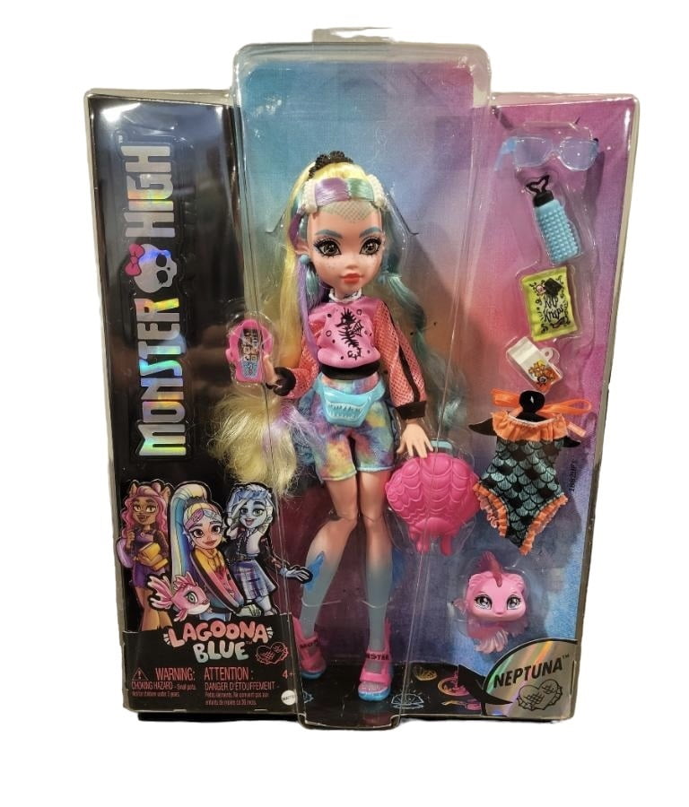 Monster High Doll G3 Lagoona Blue Con Accesorios Y Pe - vrogue.co