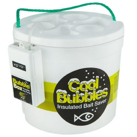 Marine Metal Cool Bubbles 8 Quart Foam Bucket and Pump (Best Ice Fishing Bait Bucket)