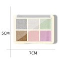 thumbnail image 2 of Nail Powder 6 Colors Mirror Laser Nail Powder, Metal Iridescent Mica Nail Powder Mirror Multi-chrome Powder Iridescent Nail Powder Nail Art Paint Shap, 2 of 5