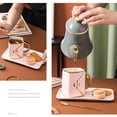 thumbnail image 4 of Labymos Special Handbag-Shaped Coffee Mug Set with Saucer & Spoon 310ML Coffee Cup Ceramic Tea, 4 of 8