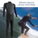 thumbnail image 3 of Traje de baño completo de 3mm traje cálido para nadar surfear Likrtyny bucear y bucear, 3 of 9