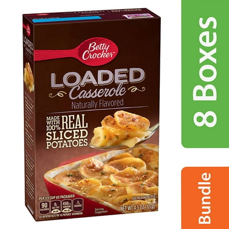 (8 Pack) Betty Crocker Loaded Casserole Potatoes, 4.5 oz (Best Loaded Potato Skins)