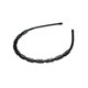 thumbnail image 3 of Qarigey Diadema Metal Ondulado Negro Unisex Flexible para Hombre Mujer Ojeras Accesorio para el cabello Círculo de linterna, 3 of 6