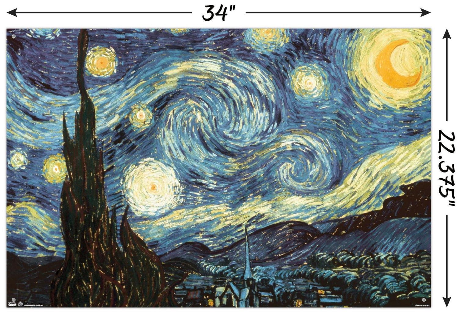 La nuit étoilée de Vincent van Gogh