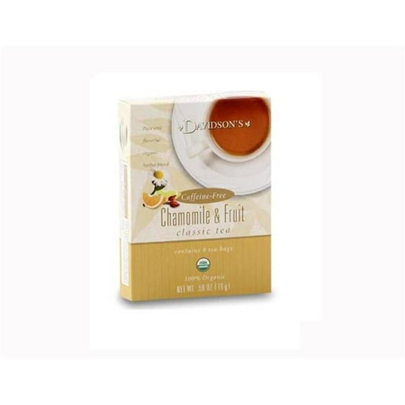 Davidson Organic Tea 2148 Chamomile And Fruit Tea- Box of 8