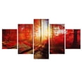 thumbnail image 2 of 5PCS Modern Art Oil Paintings Canvas Print  Pictures Home Wall Sticker Decor(Without frame), 2 of 7