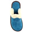 thumbnail image 4 of Lazy Dogz Womens Otto Faux Fur Trim Suede Slippers, 4 of 7