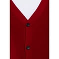 thumbnail image 6 of X RAY JEANS Mens Cotton Cardigan Sweater, Jester Red, S, 6 of 10