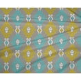 thumbnail image 4 of oneOone Tissu Polyester Lycra Imprimé Ikat Tourbillon au Mètre 56 Pouces de Large, 4 of 4