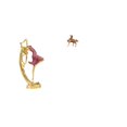thumbnail image 1 of Estatua de la niña bailarina,Estatua de bailarina de ballet,decoración del hogar,arte y artesanía,Figura de caballo,Adorno de caballo,escultura animal,decoración de escritorio,Figuras de, 1 of 8