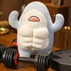 thumbnail image 2 of XIANXIAN 1 pieza de peluche de tiburón musculoso 3D, muñeco de tiburón de peluche suave, almohada de tiburón kawaii para niños, cumpleaños de Navidad, 45 cm, 2 of 8
