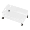thumbnail image 3 of Organizador de Escritorio Archivador Bajo Mesa Carrito Móvil Caja Contenedor Almacenaje Plástico PP con Ruedas Adecuado para Oficina Biblioteca Aula, 3 of 7