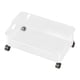 thumbnail image 3 of Organizador de Escritorio Archivador Bajo Mesa Carrito Móvil Caja Contenedor Almacenaje Plástico PP con Ruedas Adecuado para Oficina Biblioteca Aula, 3 of 7