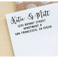 thumbnail image 2 of Printtoo Personalized Return Family Address Stamps Customized Save The Date Rubber Stamp, 2 of 7