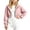 43# Pink, variant on Fleece Hoodies for Teen Girls Zip up Long Sleeve Cropped Hooded Kids Sweatshirts Pink 10-11Y(140)