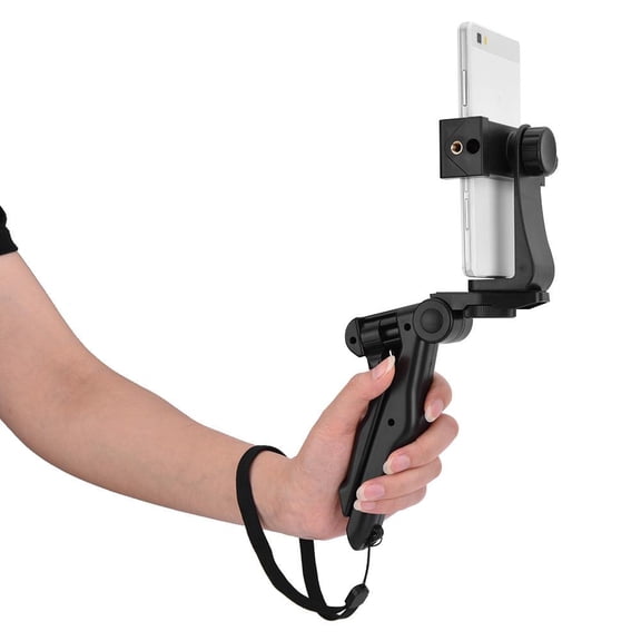 Ccdes Smartphone Handheld, Phone Holder Tripod Handheld Stabilizer Hand Grip Mount for Smartphone